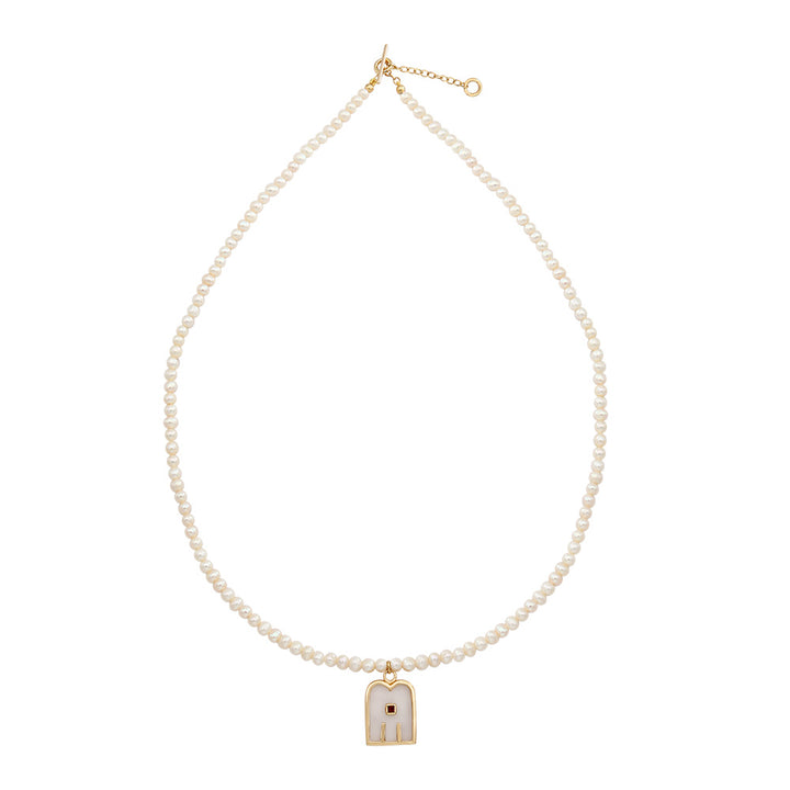 Collier Thali Perle Cristal