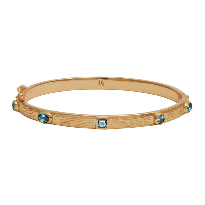 5 Eléments Jonc London Blue Topaze