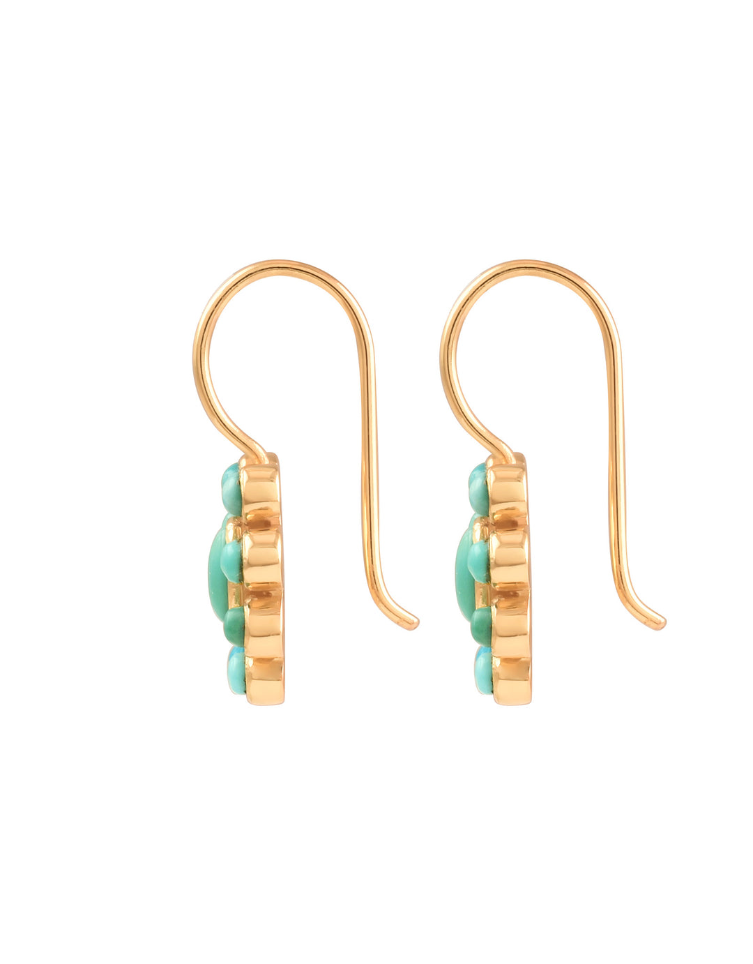 Boucles d’Oreilles 9 Planètes Turquoise