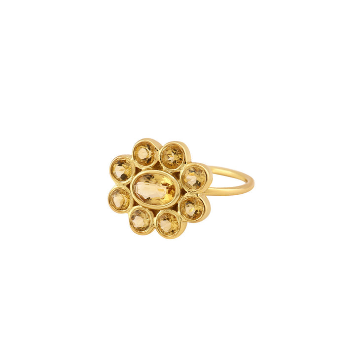 9 Planets Ring 2 Citrine