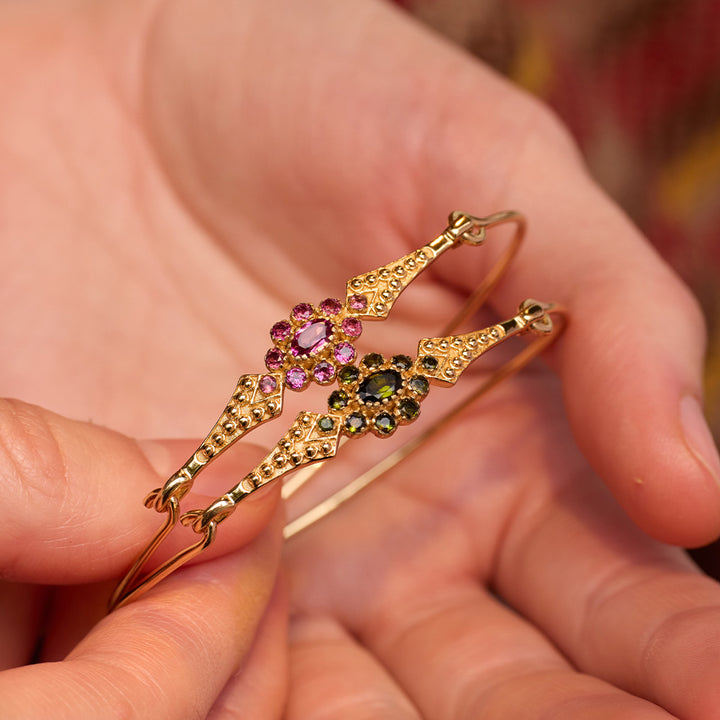 Anne Bracelet 2 Grenat rose