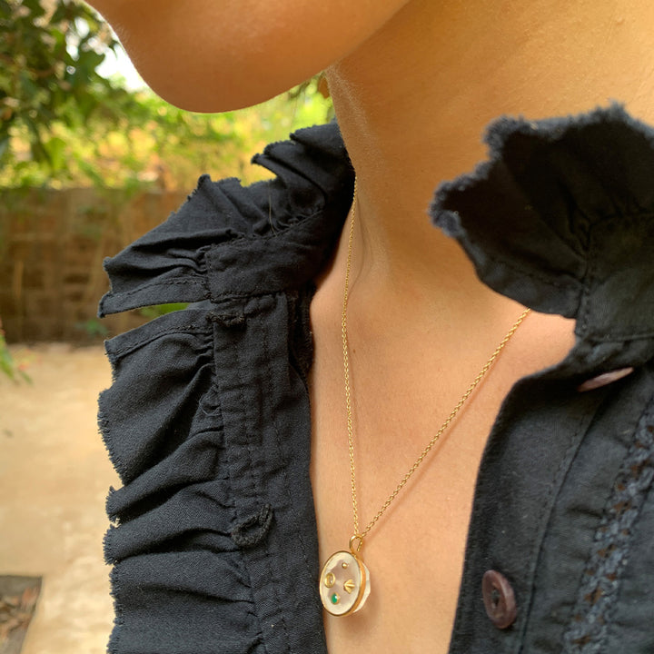 Collier Astre Agate