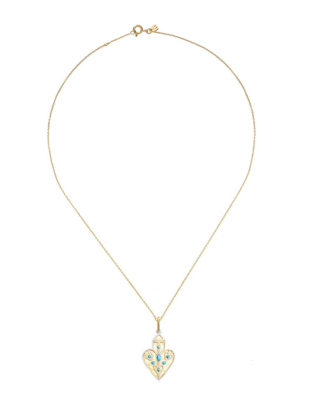 Collier Anahata Turquoise