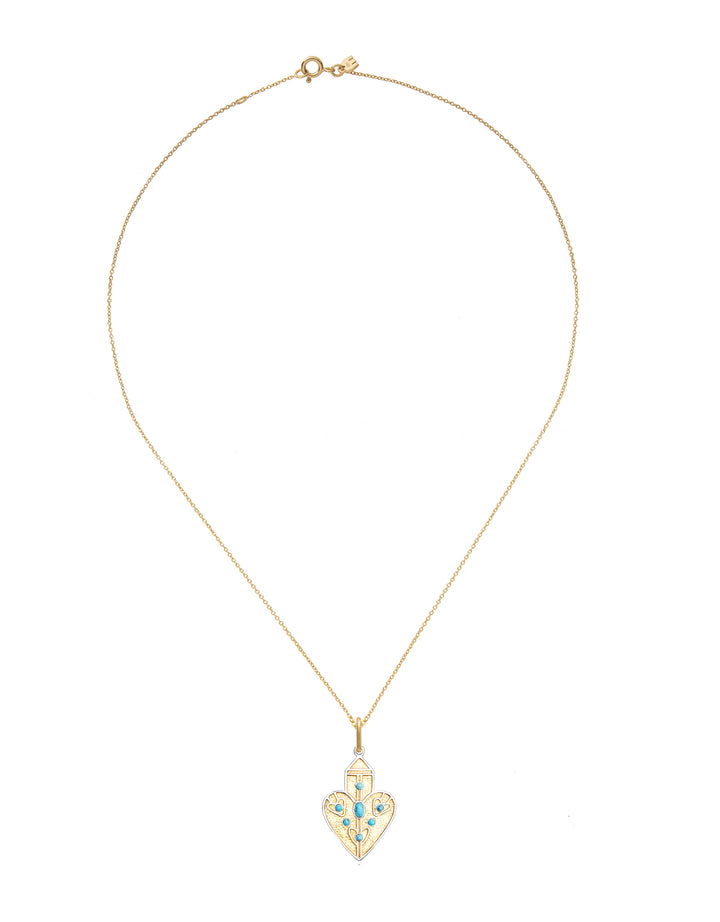 Collier Anahata Turquoise