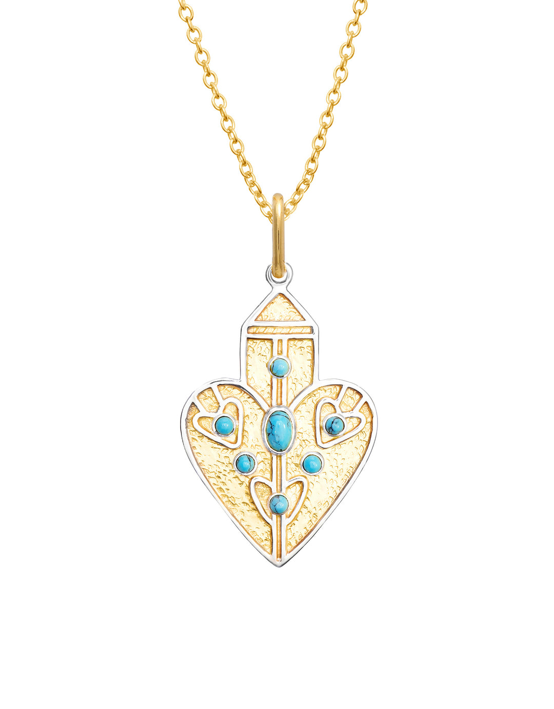 Collier Anahata Turquoise