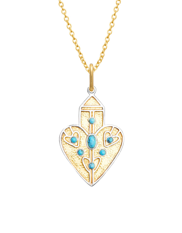 Collier Anahata Turquoise