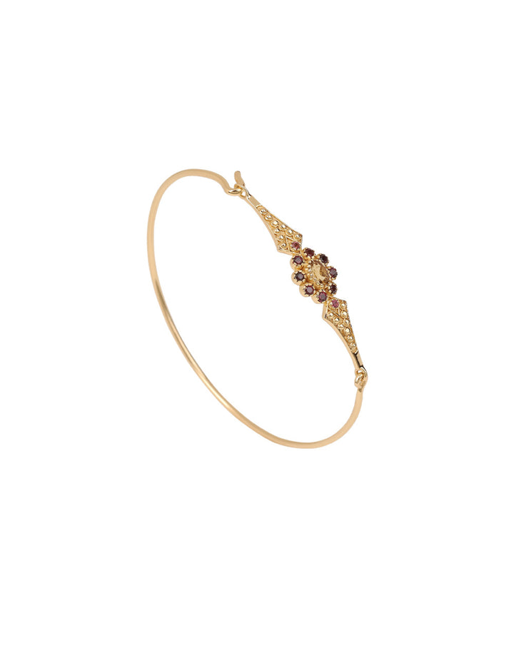 Bracelet Anne Citrine Grenat