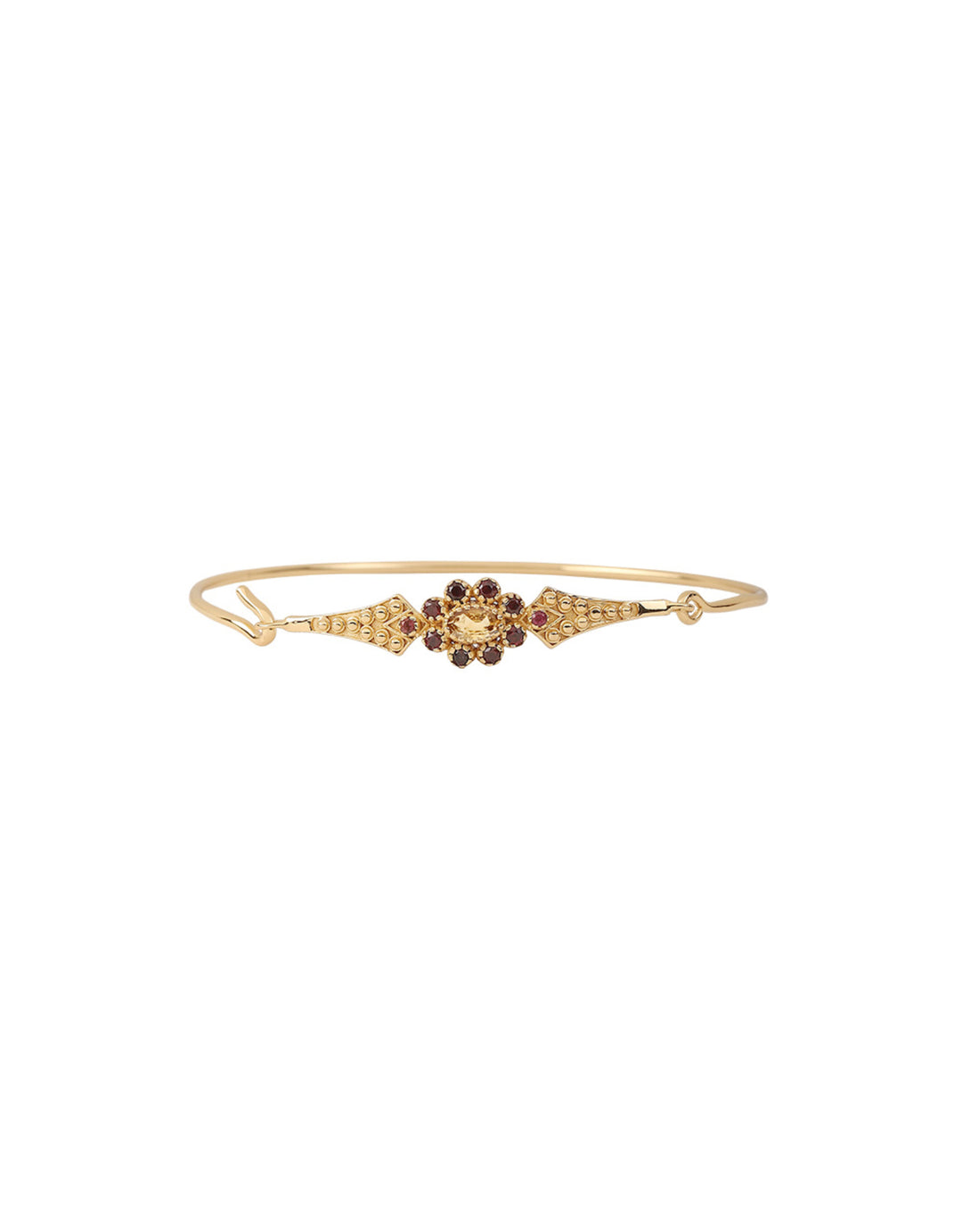 Bracelet Anne Citrine Grenat