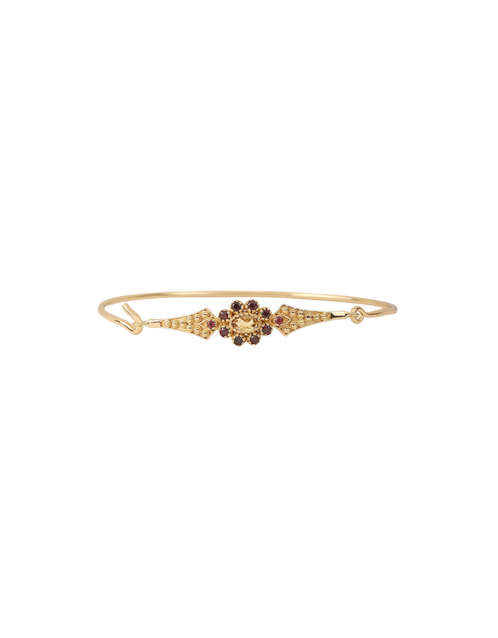 Bracelet Anne Citrine Grenat