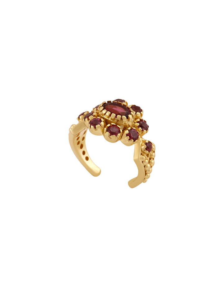 Anne earcuff Garnet