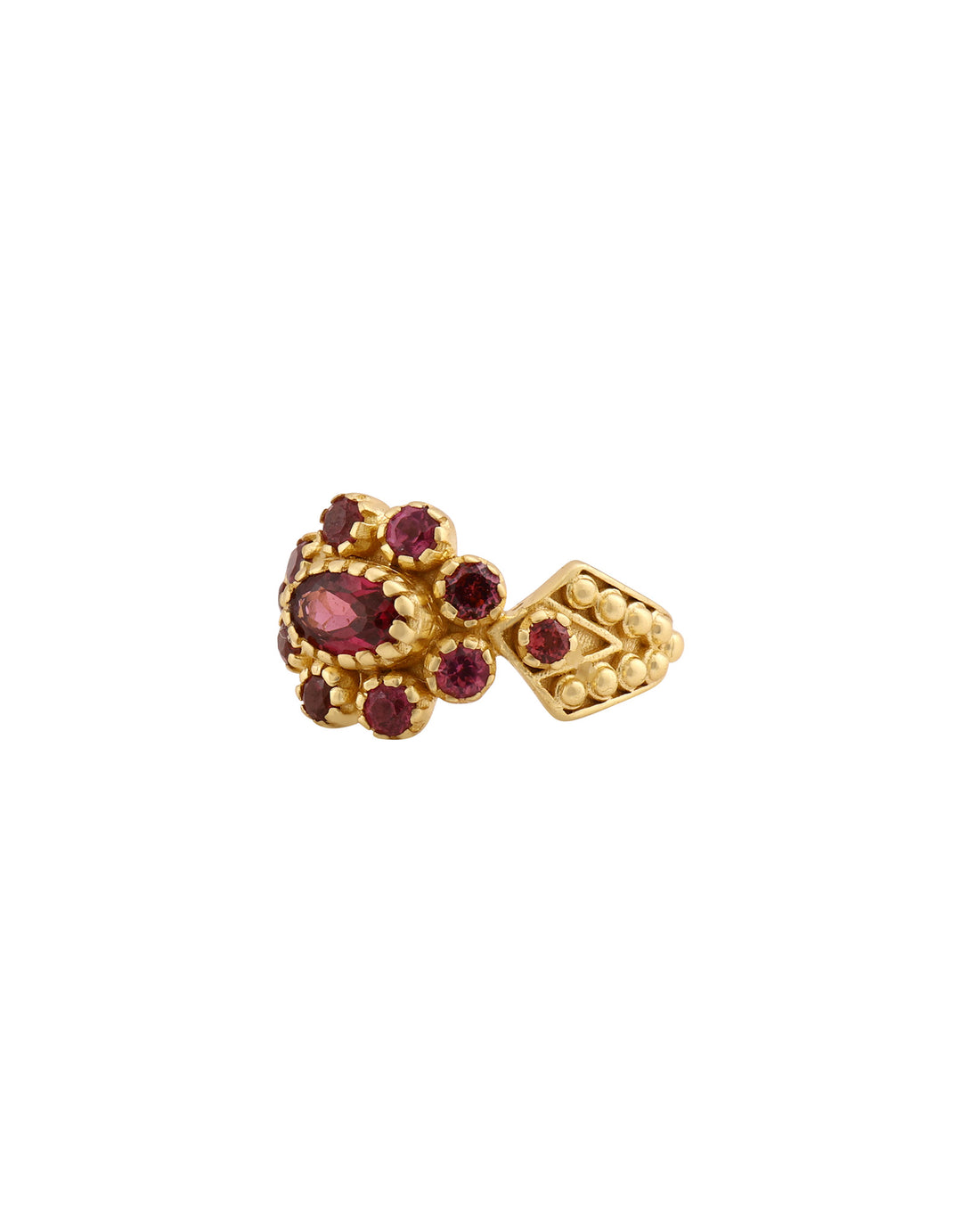 Anne earcuff Garnet