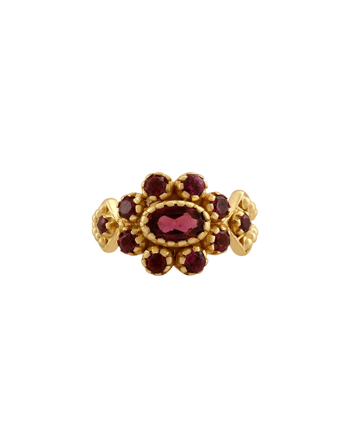 Anne earcuff Garnet