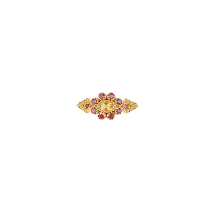 Anne Bague Citrine Grenat