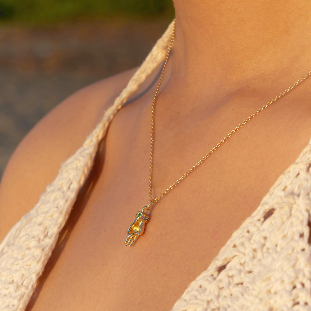 Baby Varuna mudra Necklace
