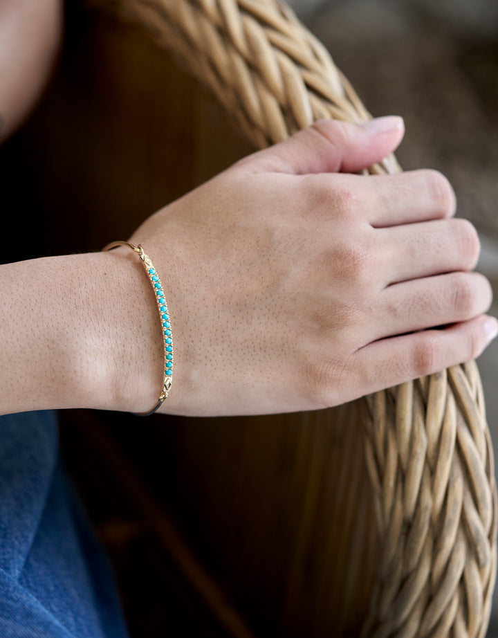 Barbara Thin Bracelet Turquoise