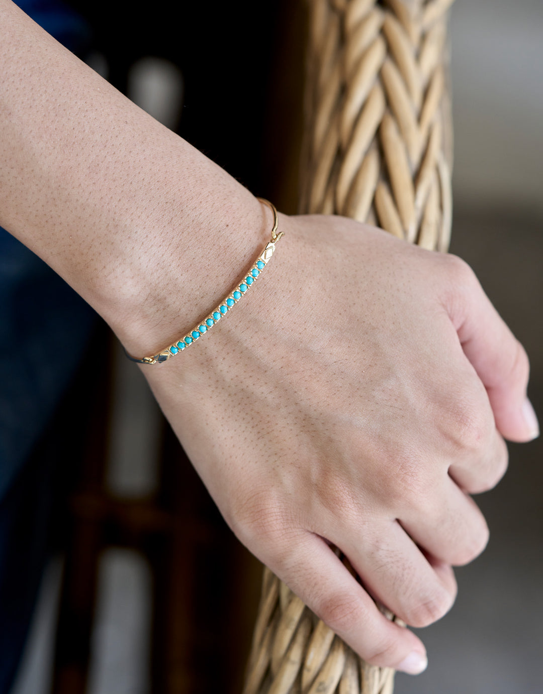 Barbara Thin Bracelet Turquoise