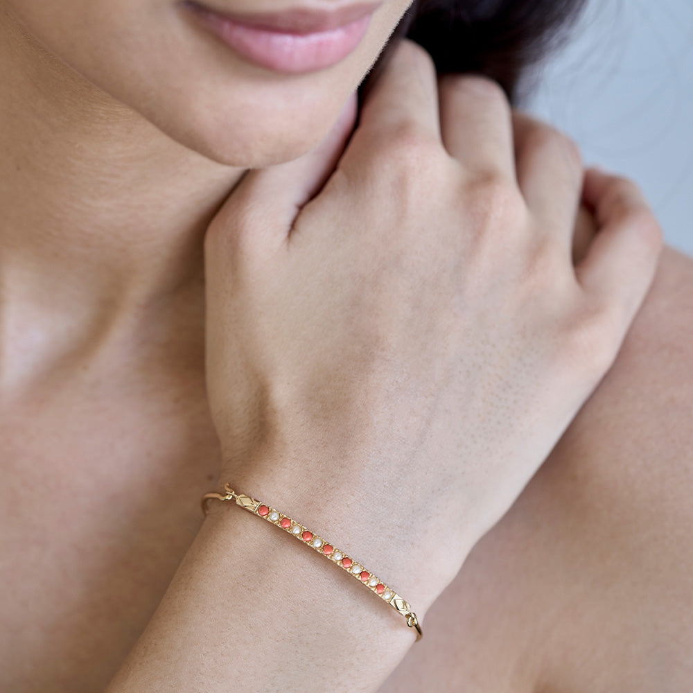 Barbara Thin Bracelet corail