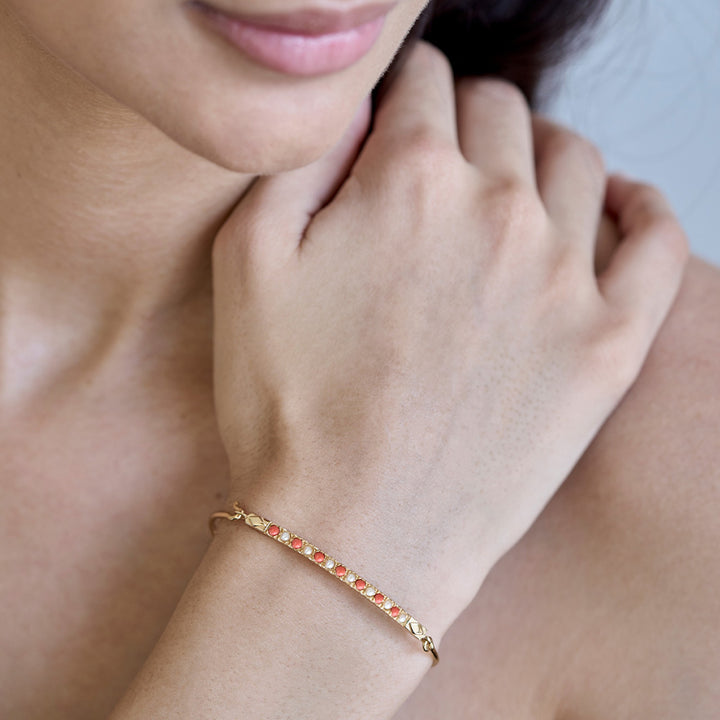 Barbara Thin Bracelet corail