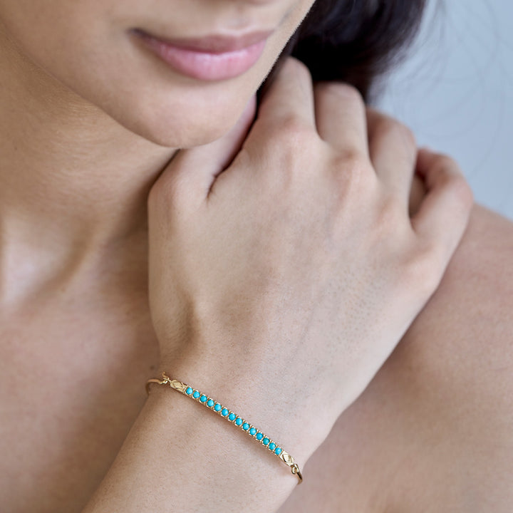 Barbara Thin Bracelet Turquoise