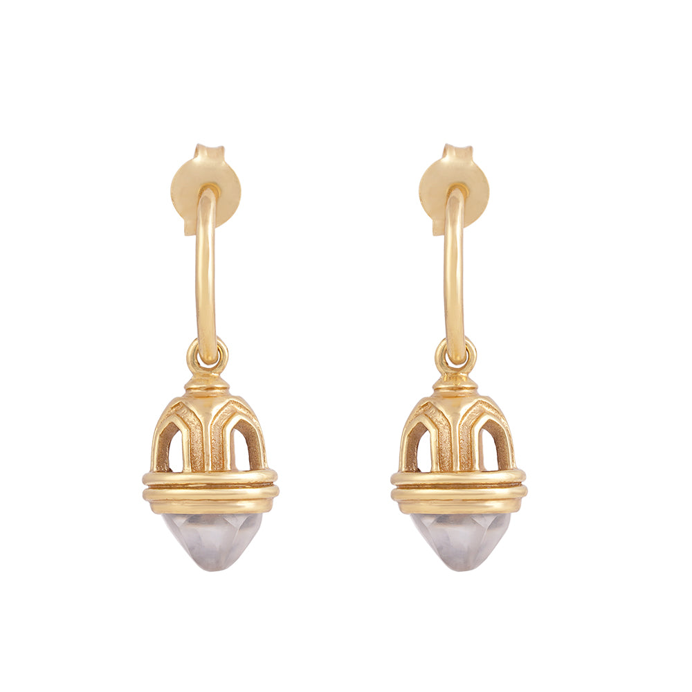 Temple Crystal Boucles d’oreilles