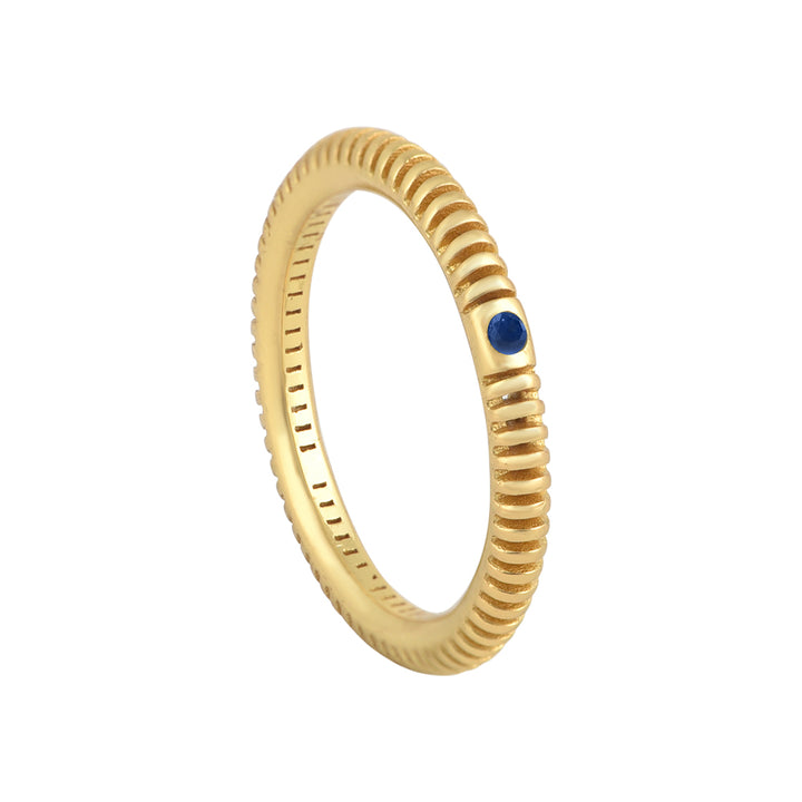 Buren Band Bague Saphir