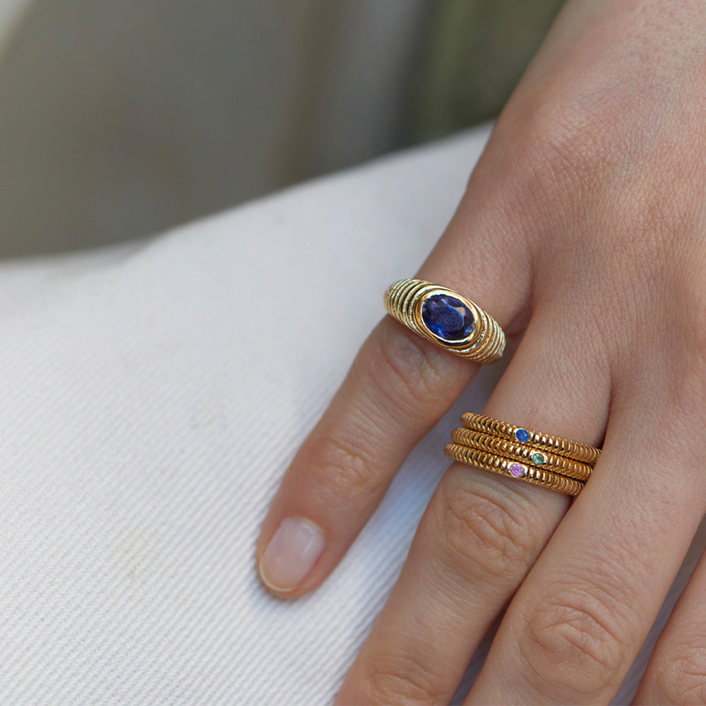 Buren Band Bague Tourmaline