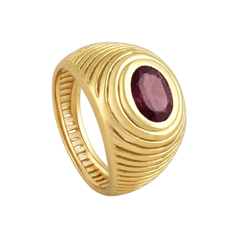 Buren Bague Chubby Garnet