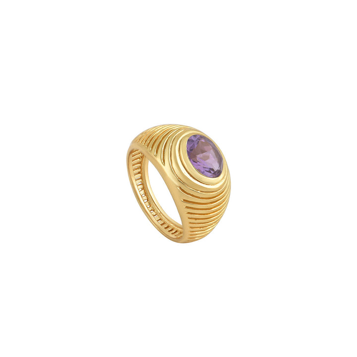 Buren Chubby Bague Améthyste