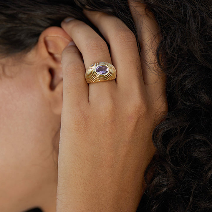 Buren Chubby Bague Améthyste