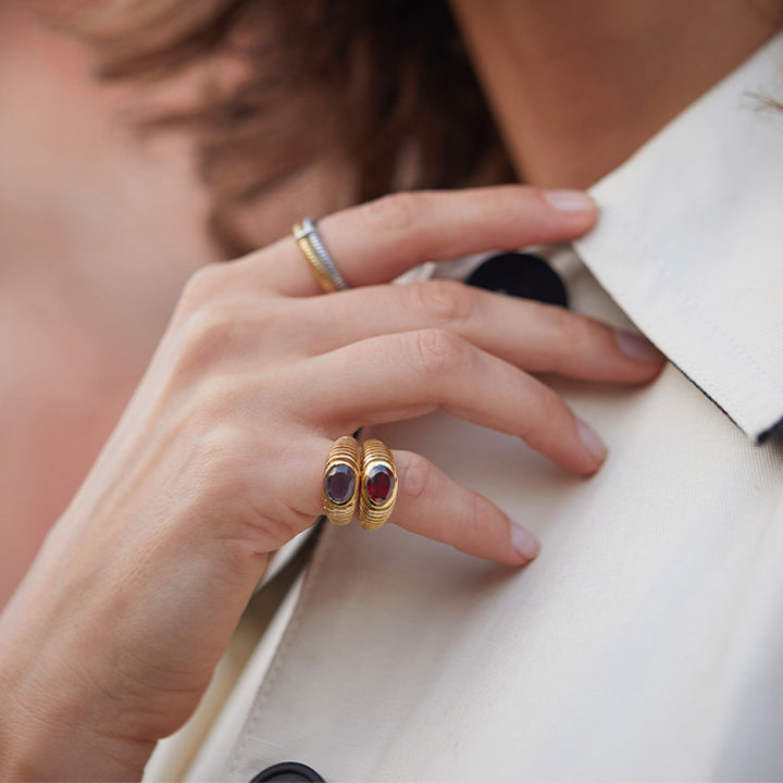Buren Bague Pinky Iolite