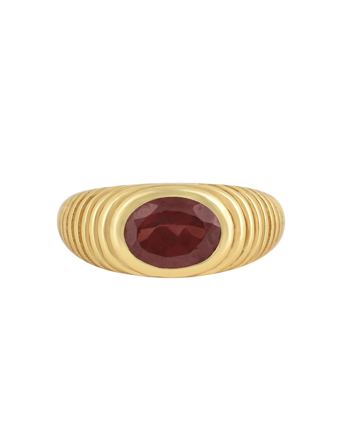 Ring Buren Pinky Granat