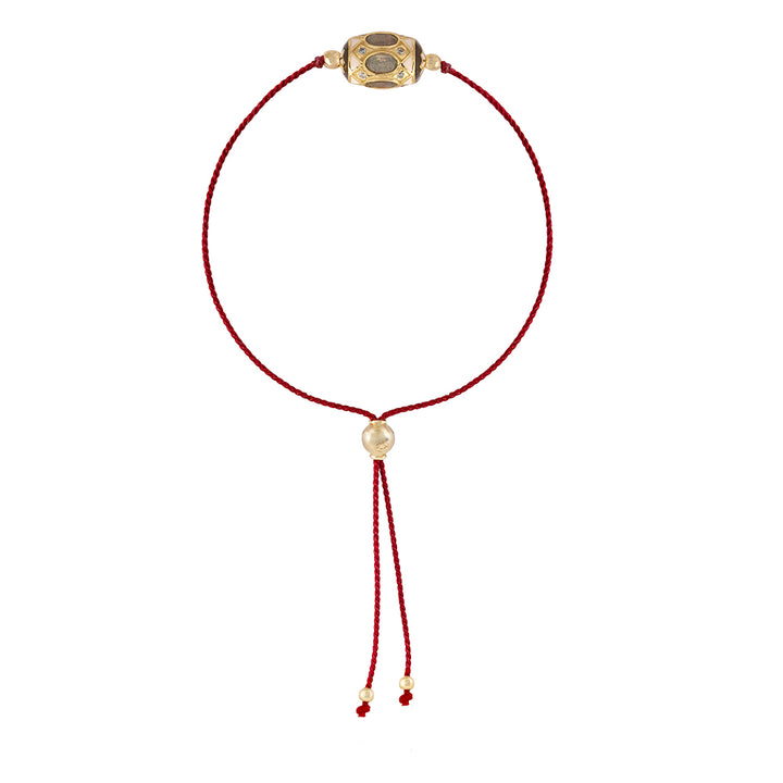 Bracelet Orishas Baracoa fil Rouge