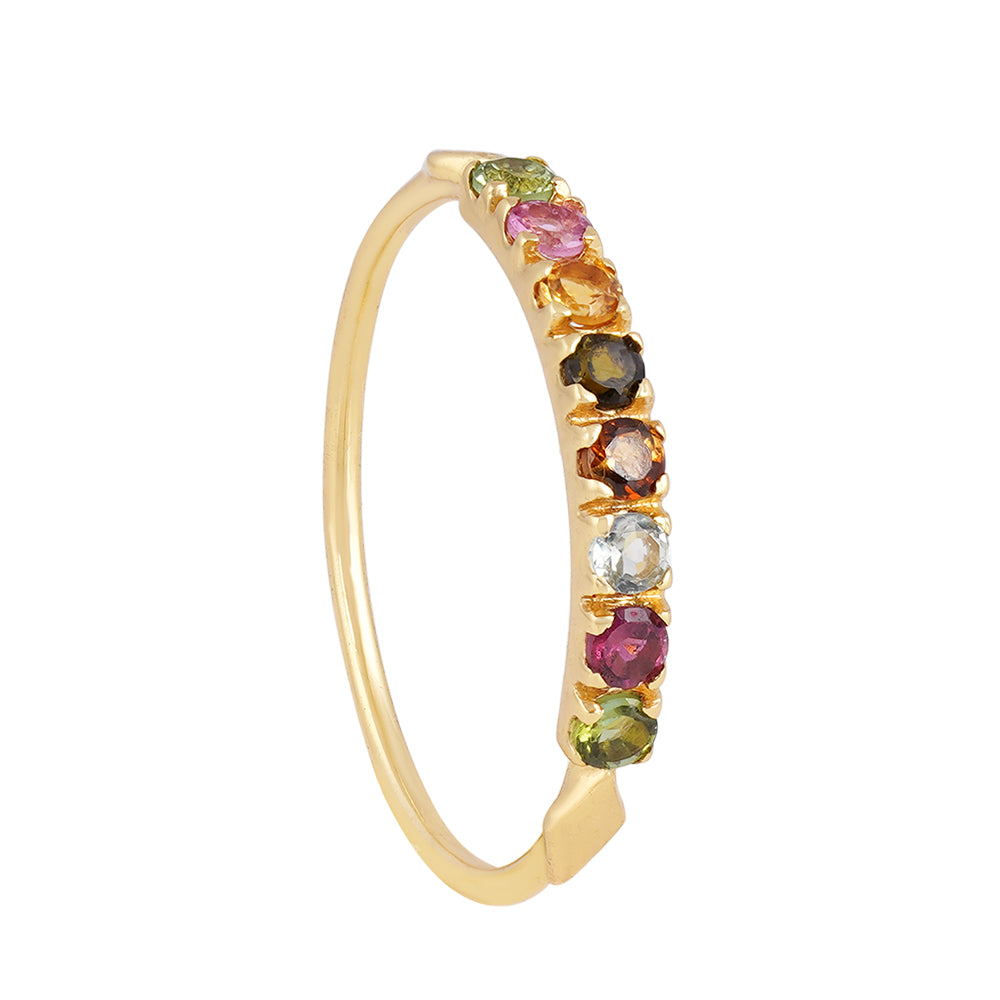 Bague Barbara Band Multi tourmaline