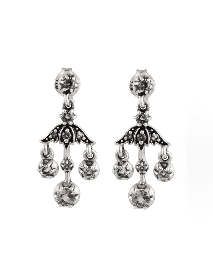 Boucle D’Oreilles Emma Argent Oxydé