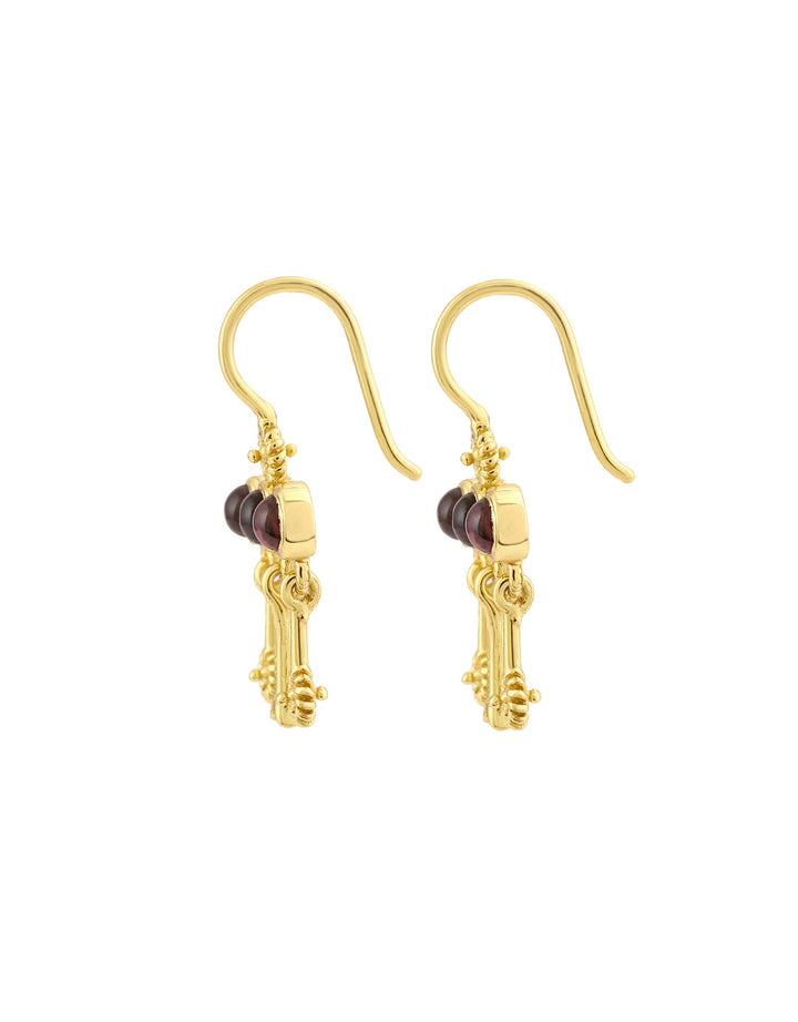 Ohrringe Frida Mini Granat