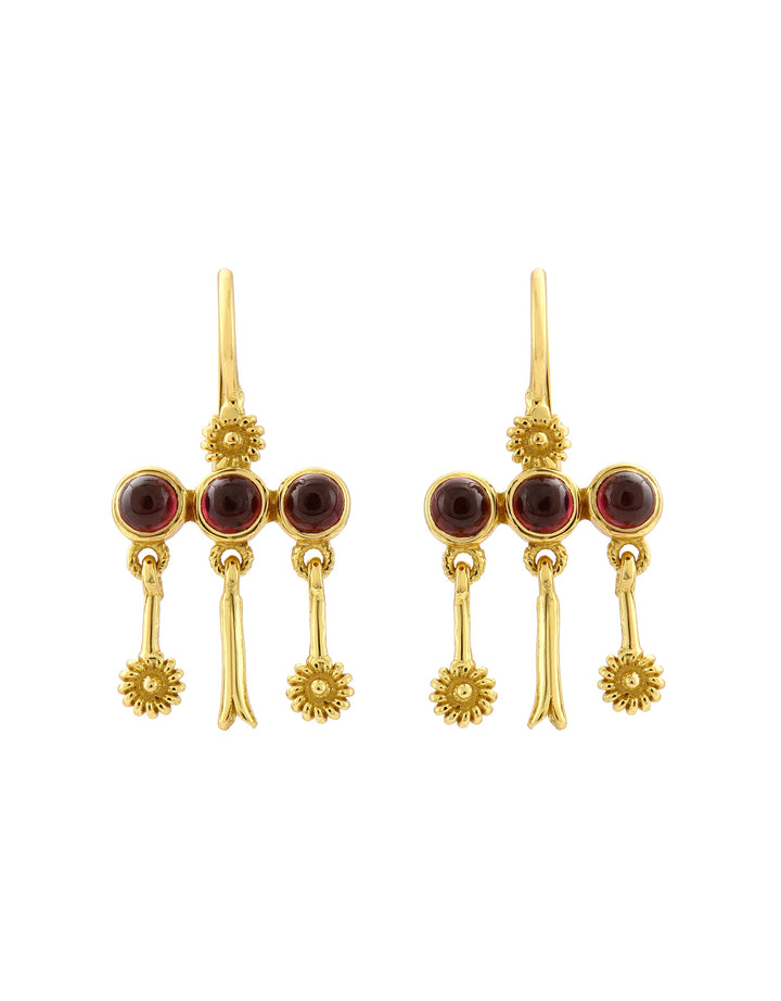 Ohrringe Frida Mini Granat