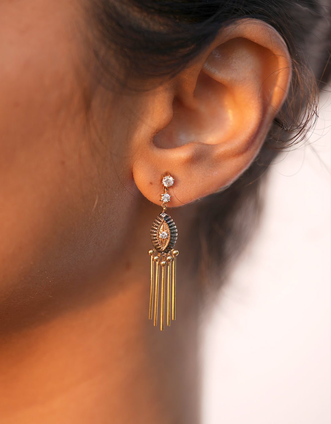 Milte 10K Gold Earring