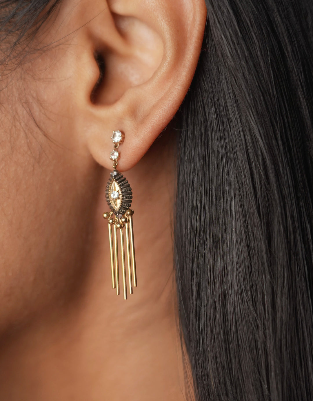 Milte 10K Gold Earring