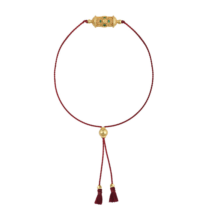 Rakhi Good luck fil rouge Bracelet