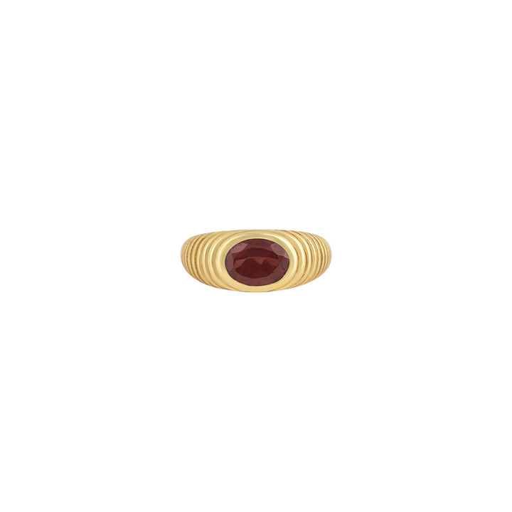 Buren Bague Pinky Grenat