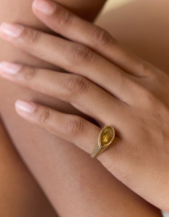 Bague Buren 1 Citrine