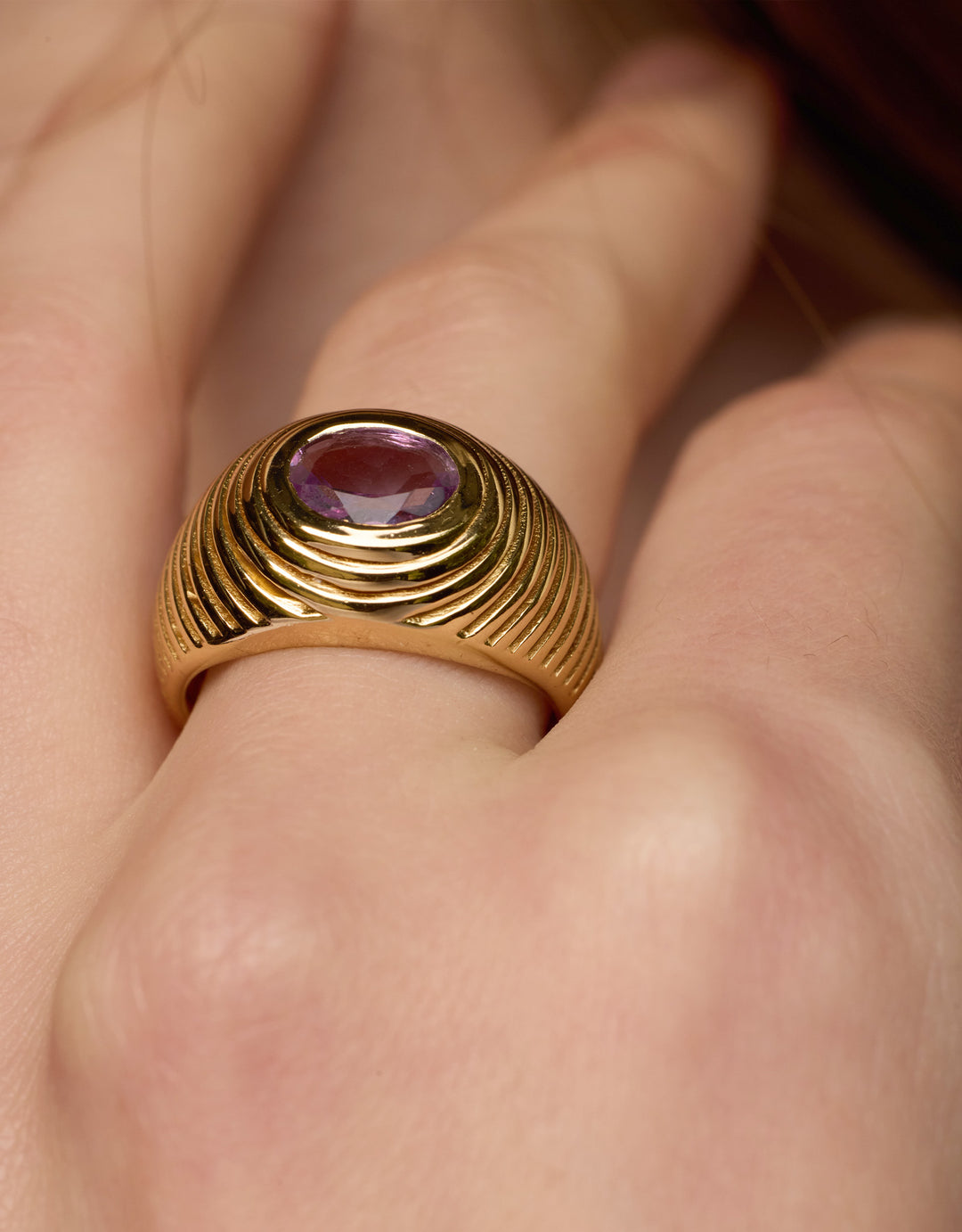 Bague Buren Chubby Améthyste