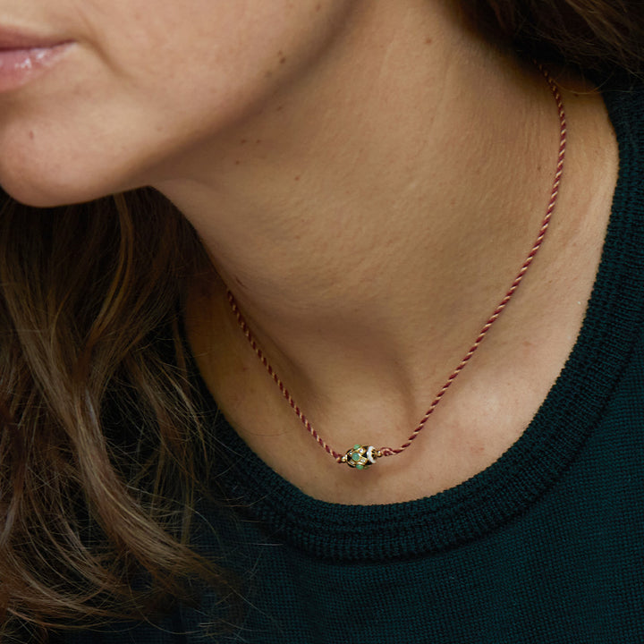 Havana fil bicolor Collier