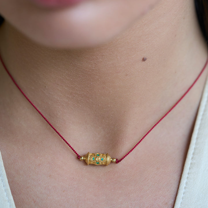 Choker Rakhi Good luck fil rouge