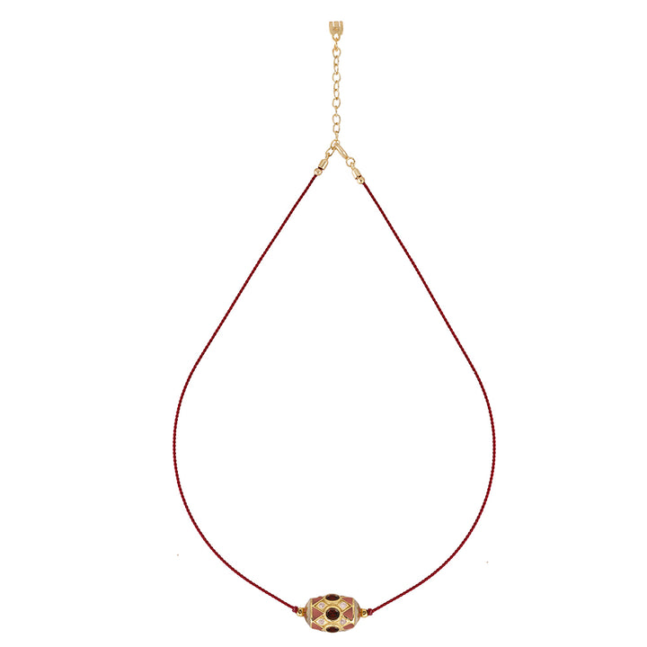 Cien Fuegos Mini fil rouge Collier