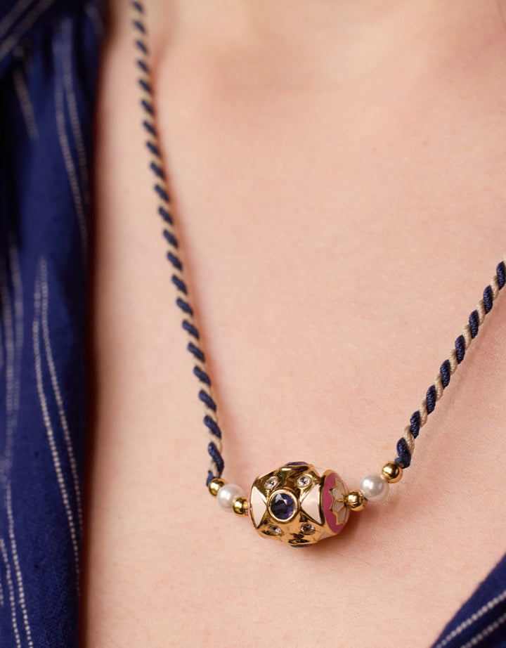 Collier Orishas Tassel Iolite
