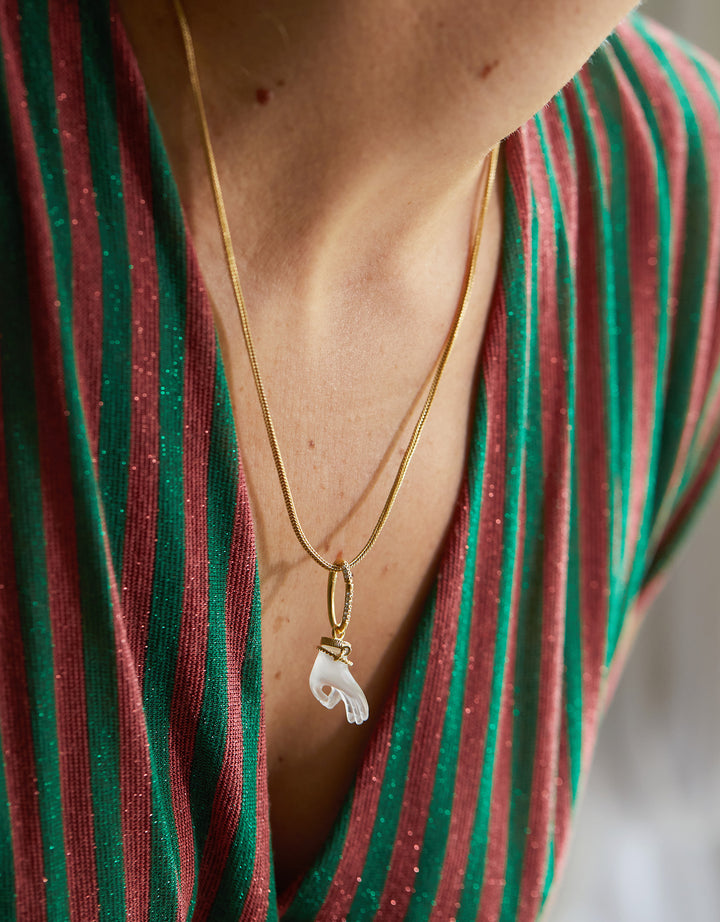 Charm Gyan Mudra Kristall