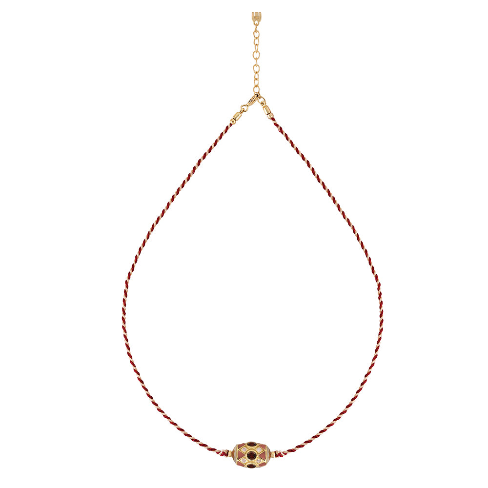 Cien Fuegos Mini Fil bicolor Collier