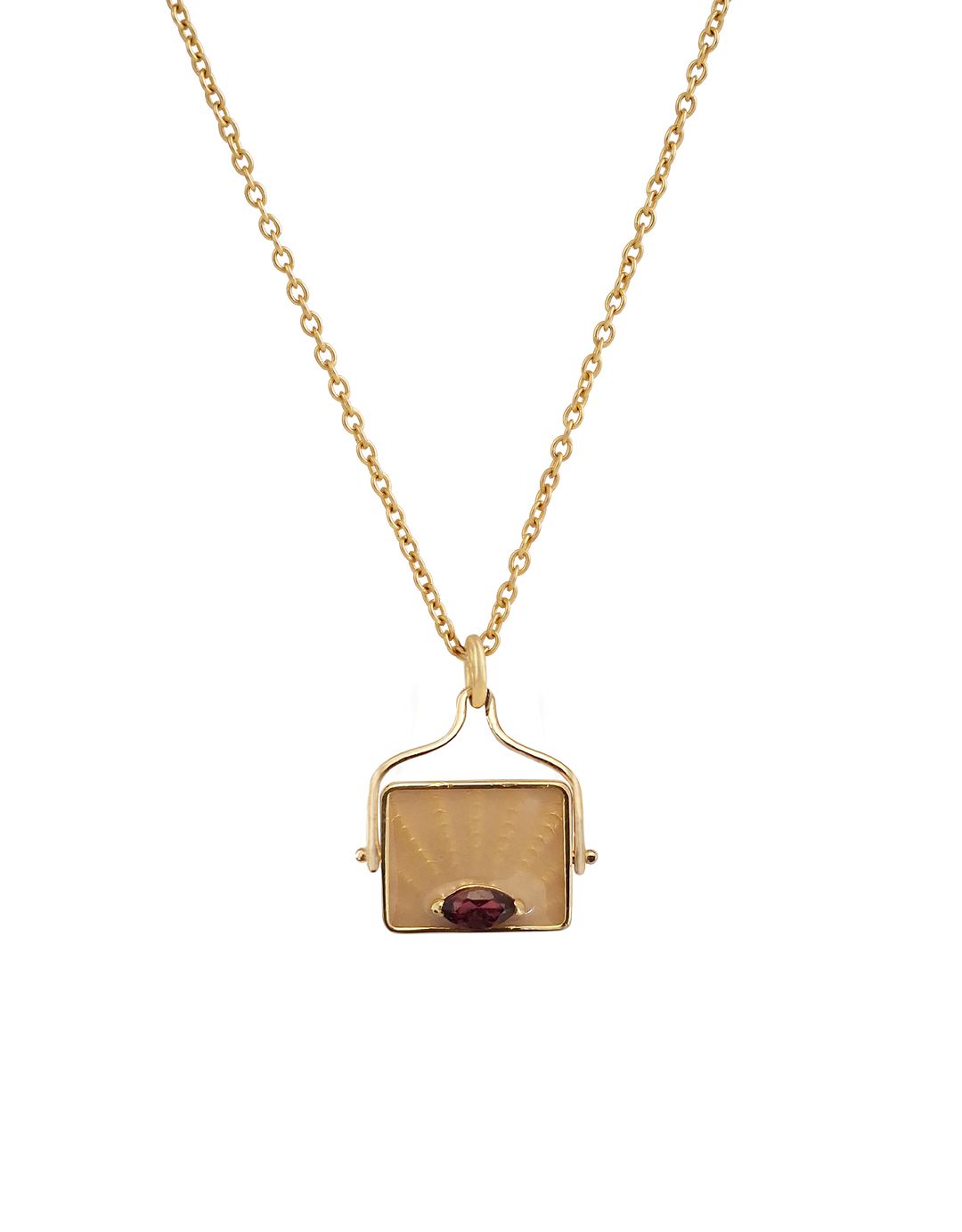 Collier Ray of Light Grenat