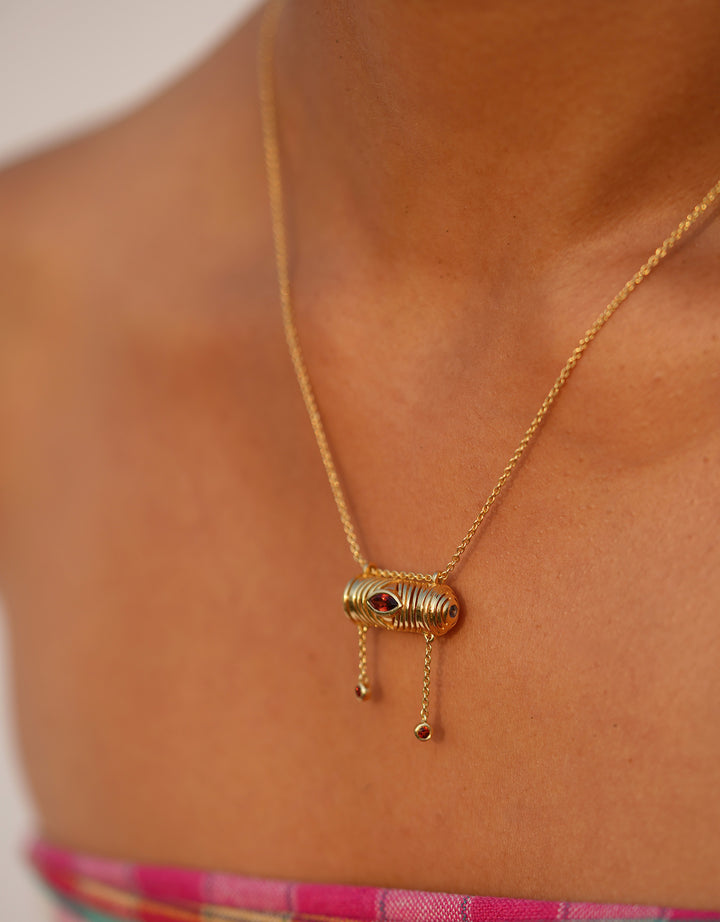 Buren necklace Grenat